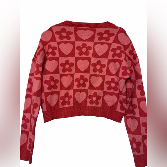 Debut Crewneck Checkerboard Sweater - Picture 2 of 5